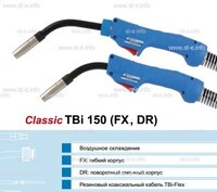 Горелка для полуавтоматической сварки TBi 240-blue-ESG, длина 5 метров - st-e.info - Железногорск
