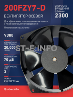 Вентилятор  200FZY7-D  - st-e.info - Железногорск