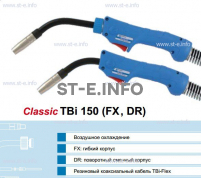 Горелка для полуавтоматической сварки TBi 240-blue-ESG, длина 3 метра - st-e.info - Железногорск
