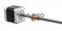 Шаговый двигатель 42HSL48-1204JA08-E150 (Tr8*8) - st-e.info - Железногорск