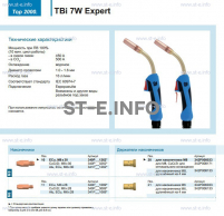 Горелка для полуавтоматической сварки TBi  7W Expert, длина 3 m. - st-e.info - Железногорск