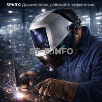 Маска сварщика Sparx с устройством подачи воздуха - st-e.info - Железногорск