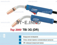 Горелка для полуавтоматической сварки TBi 3G-blue-ESG, с поворотным корпусом, длина 3 метра - st-e.info - Железногорск