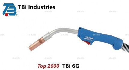 Горелка для полуавтоматической сварки TBI 6G-S-blue-ESG, длина 3 метра - st-e.info - Железногорск