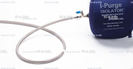 Односторонняя заглушка с трубкой и клапаном ISO 46" (1168 mm)  - st-e.info - Железногорск
