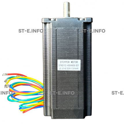 Двухфазный шаговый двигатель 57HS112-4004А08-D21 вал 8,0 мм - st-e.info - Железногорск