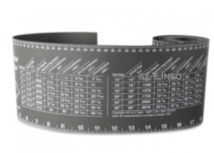 Лента для разметки труб 128mm*4000mm - st-e.info - Железногорск